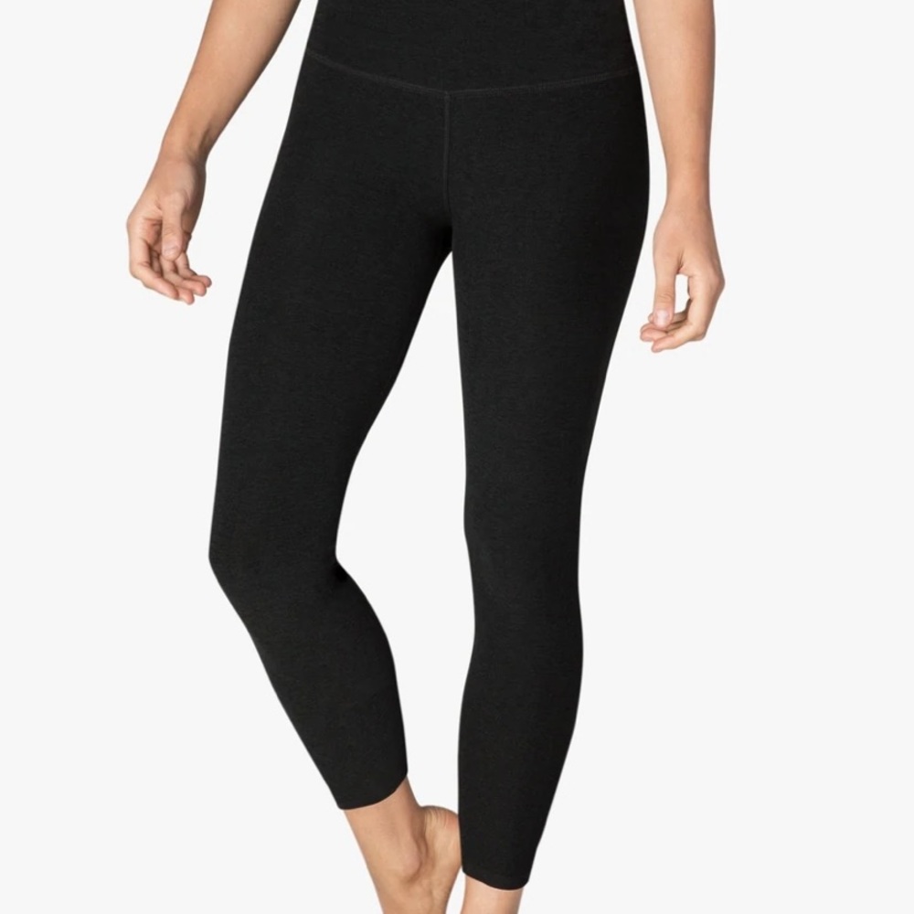 Beyond Yoga Spacedye Caught In The Midi High Waisted Legging in black